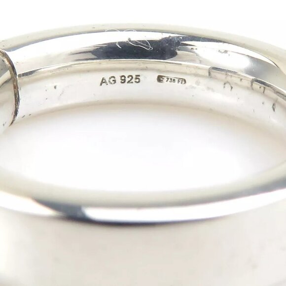 Auth GUCCI Ring Silver 925 - 55970a - Picture 4 of 16